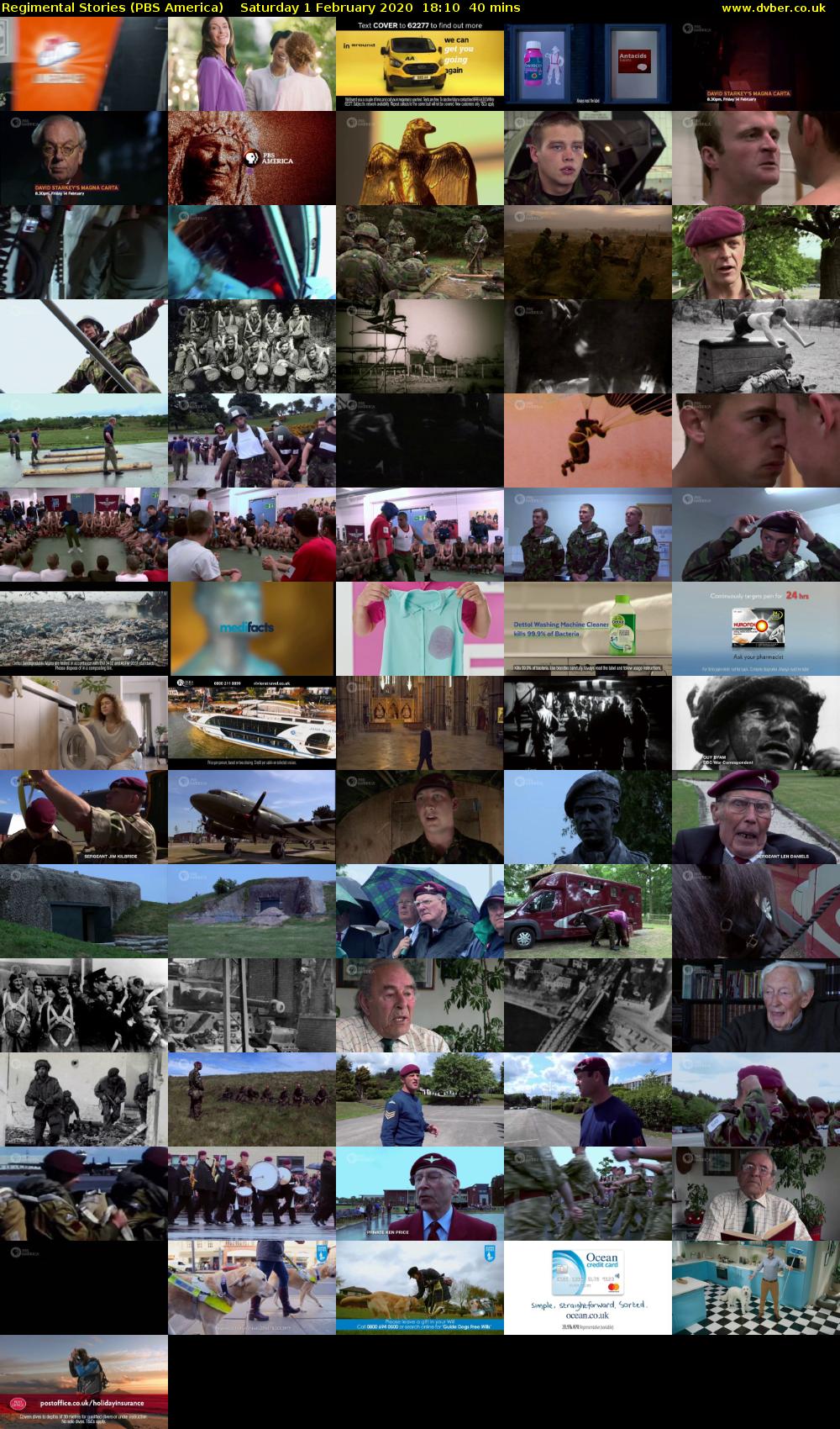 Regimental Stories (PBS America) Saturday 1 February 2020 18:10 - 18:50