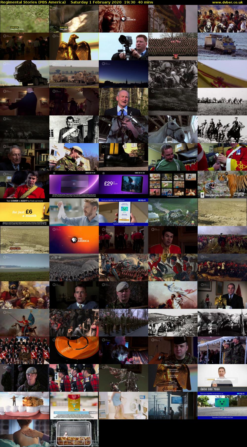 Regimental Stories (PBS America) Saturday 1 February 2020 19:30 - 20:10