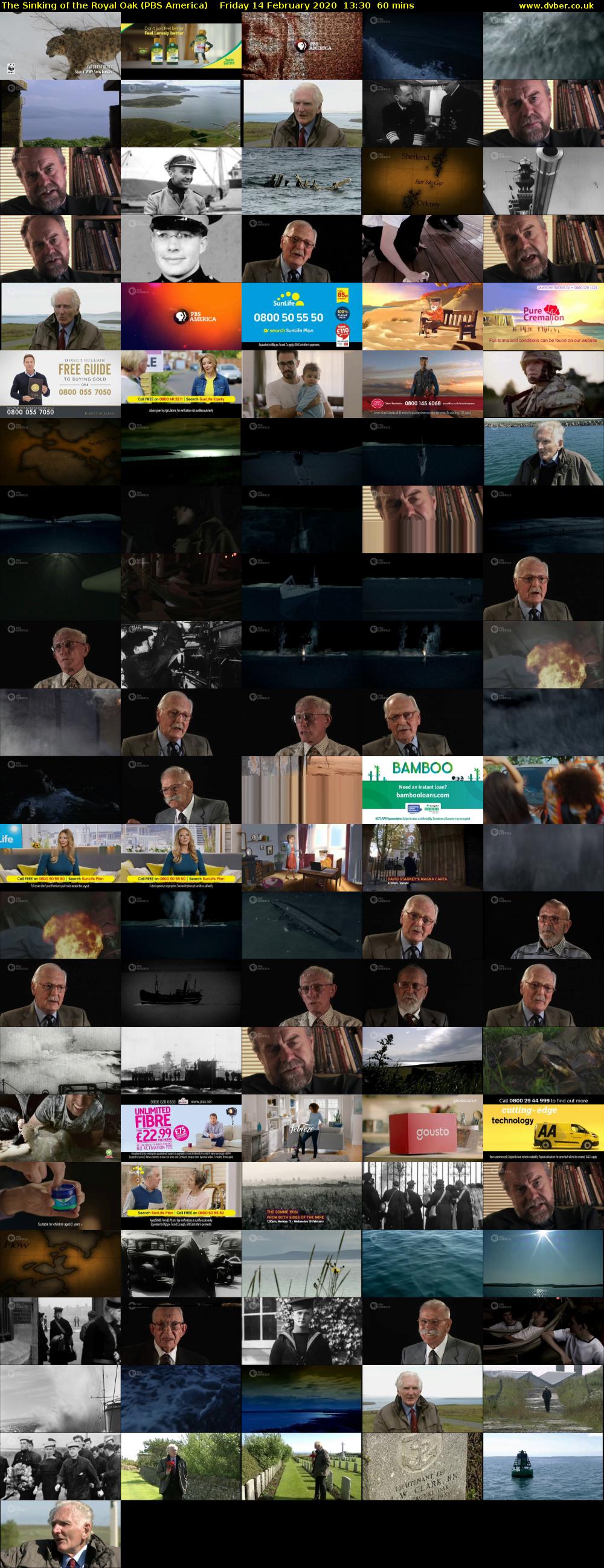 The Sinking of the Royal Oak (PBS America) Friday 14 February 2020 13:30 - 14:30
