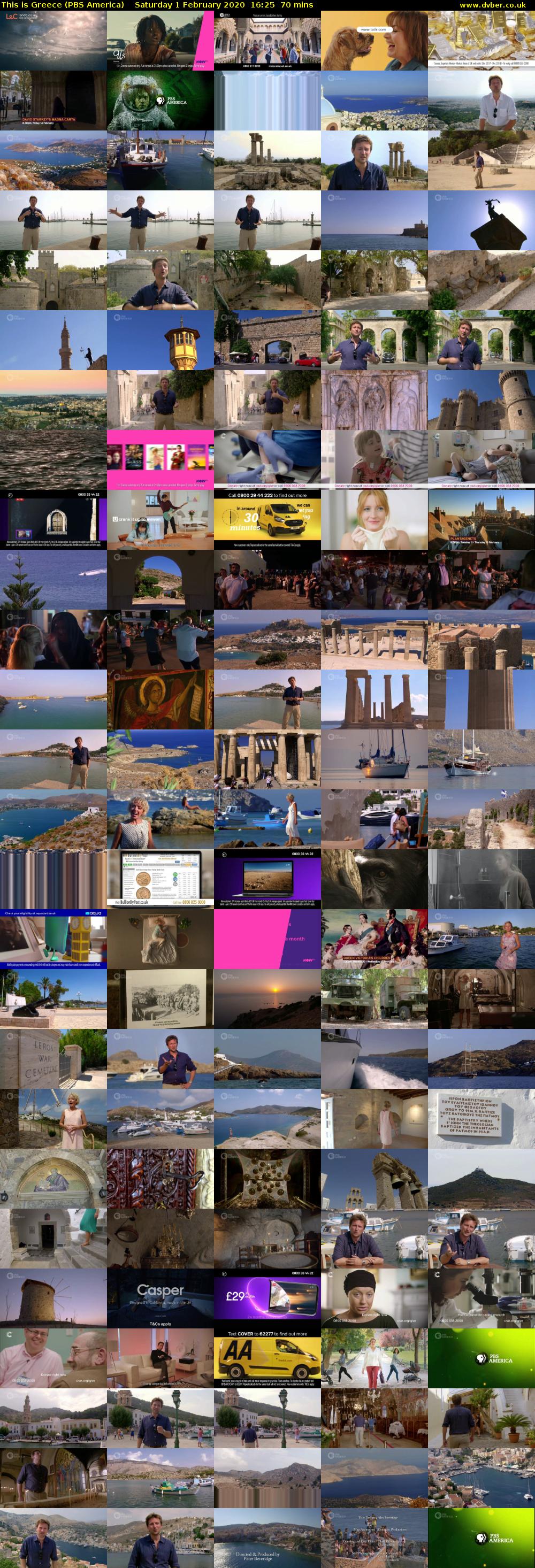 This is Greece (PBS America) Saturday 1 February 2020 16:25 - 17:35