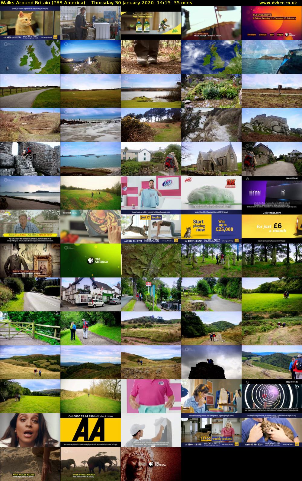 Walks Around Britain (PBS America) Thursday 30 January 2020 14:15 - 14:50