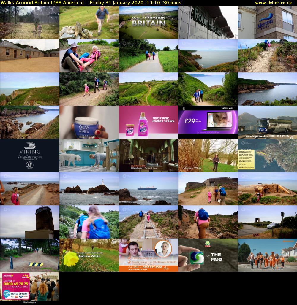 Walks Around Britain (PBS America) Friday 31 January 2020 14:10 - 14:40