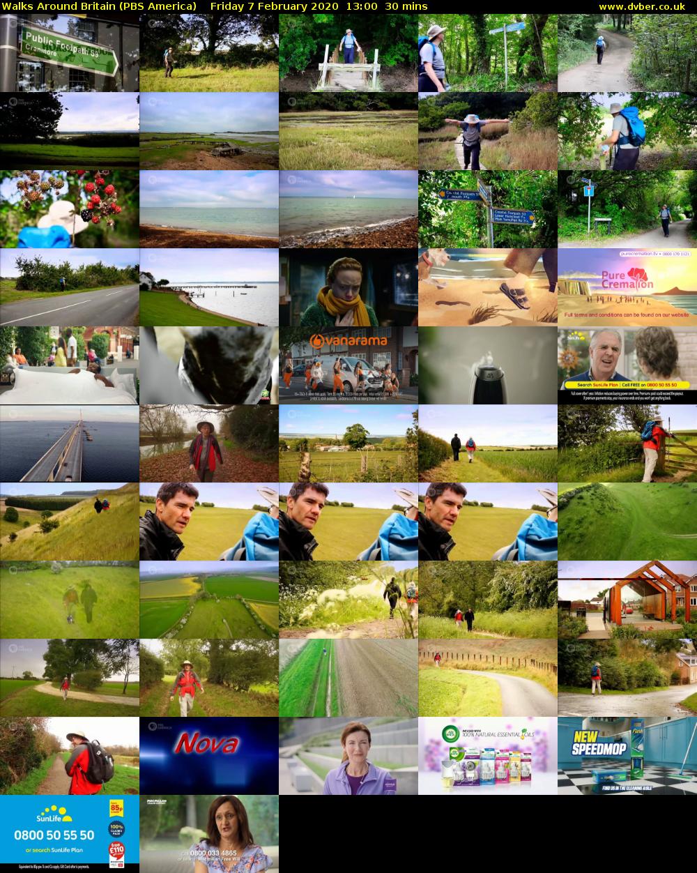 Walks Around Britain (PBS America) Friday 7 February 2020 13:00 - 13:30