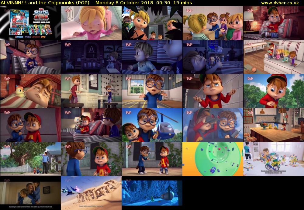 ALVINNN!!! and the Chipmunks (POP) Monday 8 October 2018 09:30 - 09:45