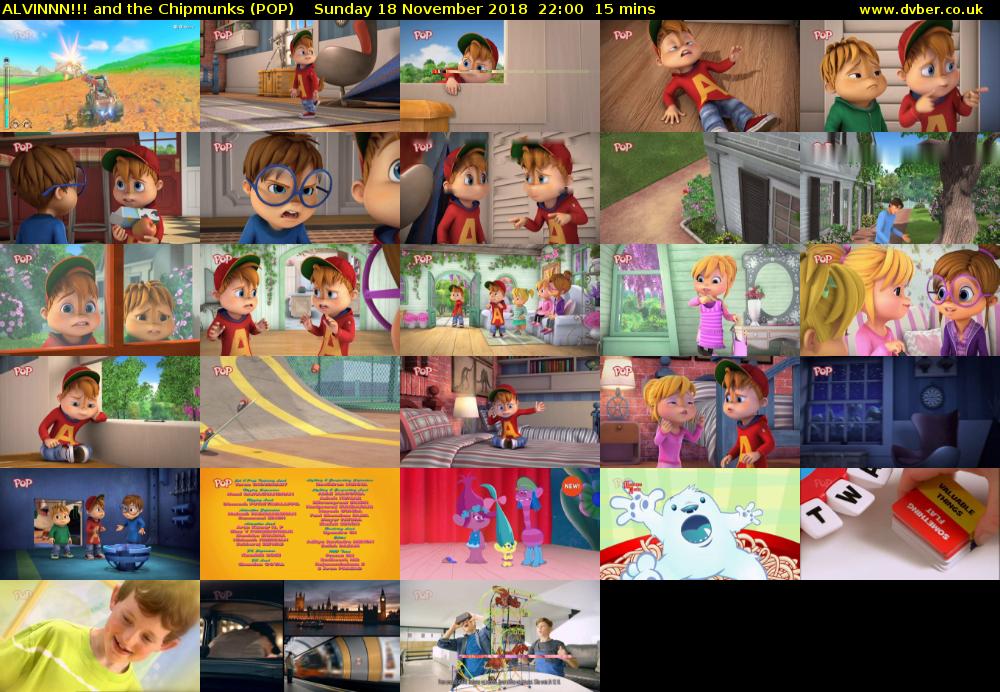 ALVINNN!!! and the Chipmunks (POP) Sunday 18 November 2018 22:00 - 22:15