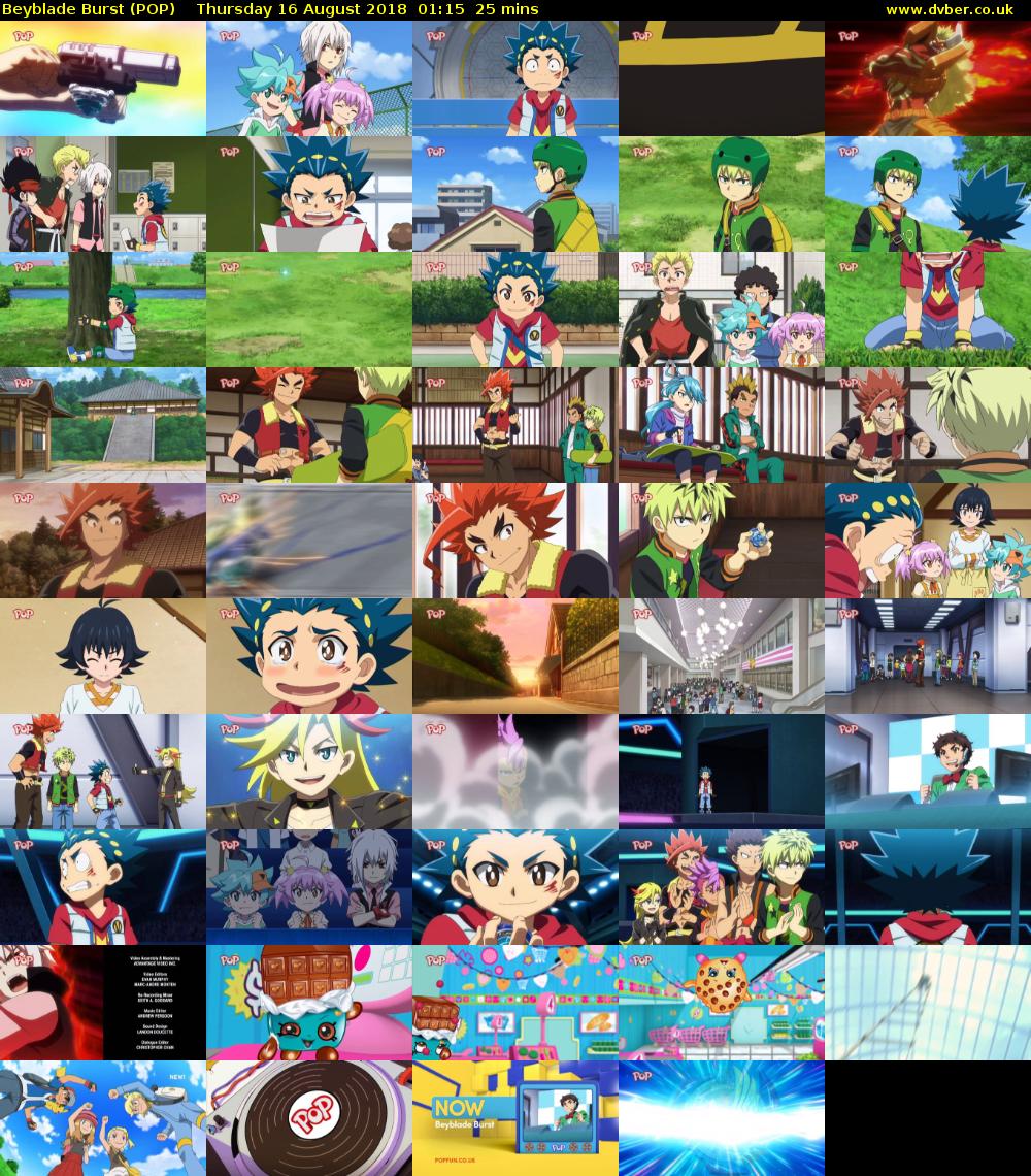 Beyblade Burst (POP) Thursday 16 August 2018 01:15 - 01:40