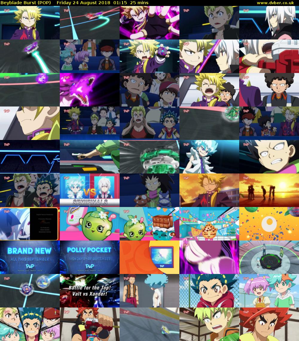 Beyblade Burst (POP) Friday 24 August 2018 01:15 - 01:40