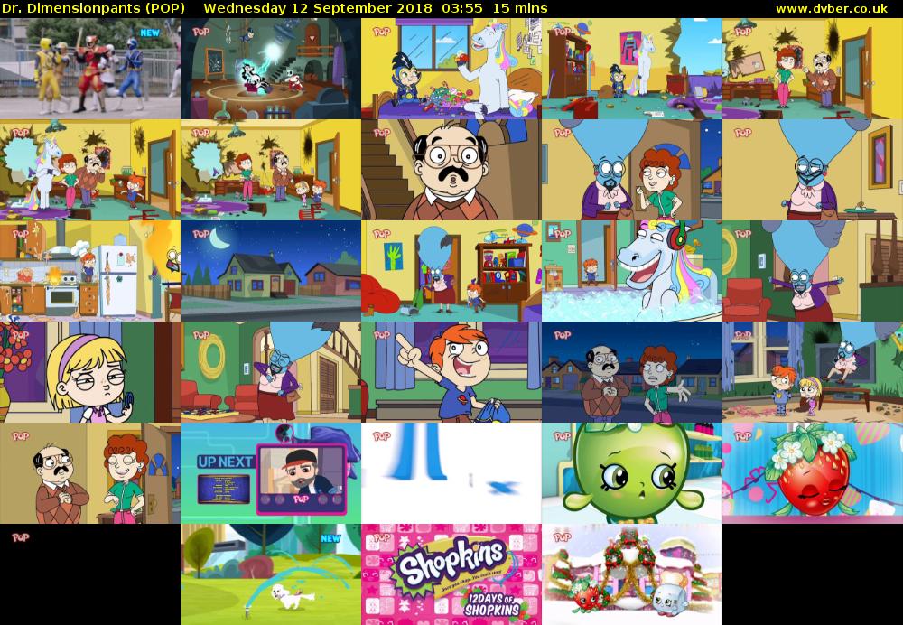 Dr. Dimensionpants (POP) Wednesday 12 September 2018 03:55 - 04:10