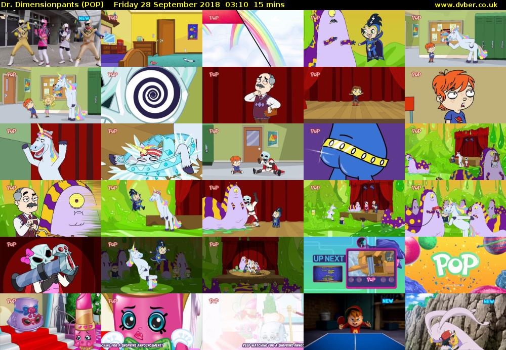 Dr. Dimensionpants (POP) Friday 28 September 2018 03:10 - 03:25