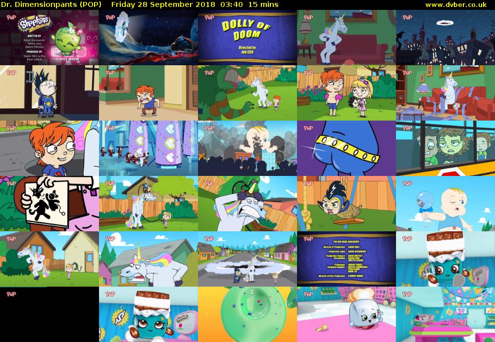 Dr. Dimensionpants (POP) Friday 28 September 2018 03:40 - 03:55