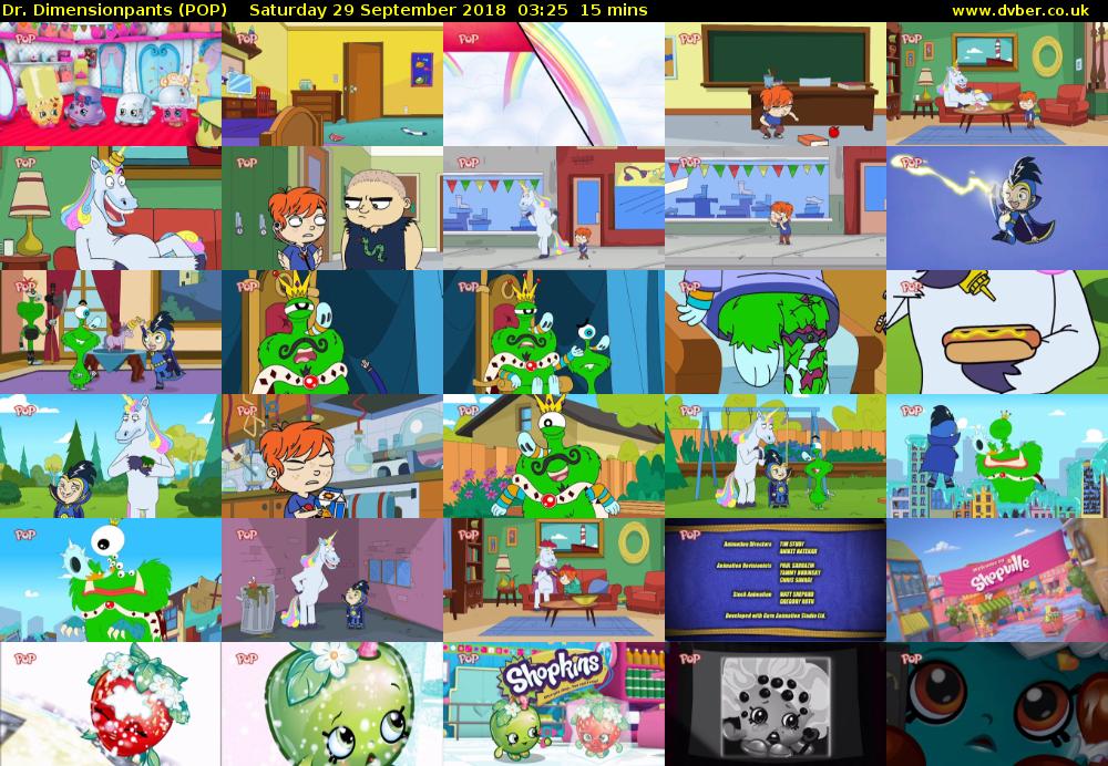 Dr. Dimensionpants (POP) Saturday 29 September 2018 03:25 - 03:40