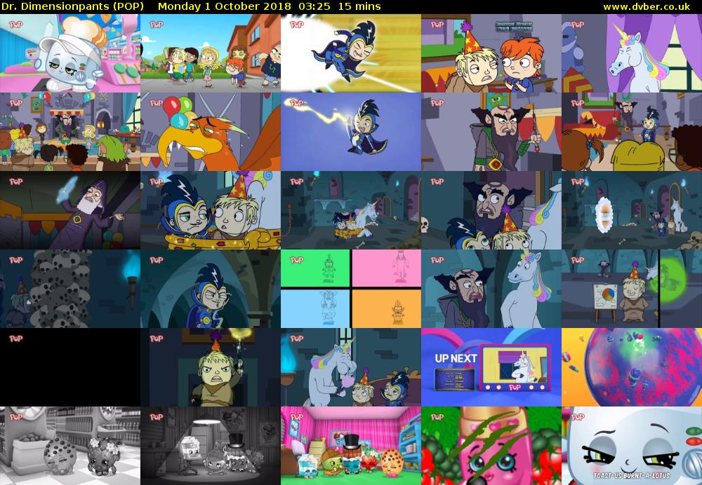 Dr. Dimensionpants (POP) Monday 1 October 2018 03:25 - 03:40