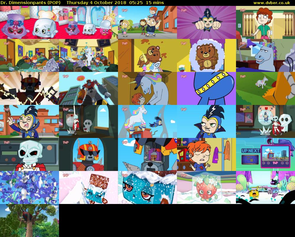 Dr. Dimensionpants (POP) Thursday 4 October 2018 05:25 - 05:40