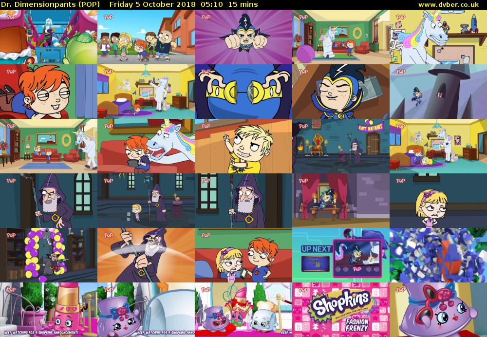 Dr. Dimensionpants (POP) Friday 5 October 2018 05:10 - 05:25