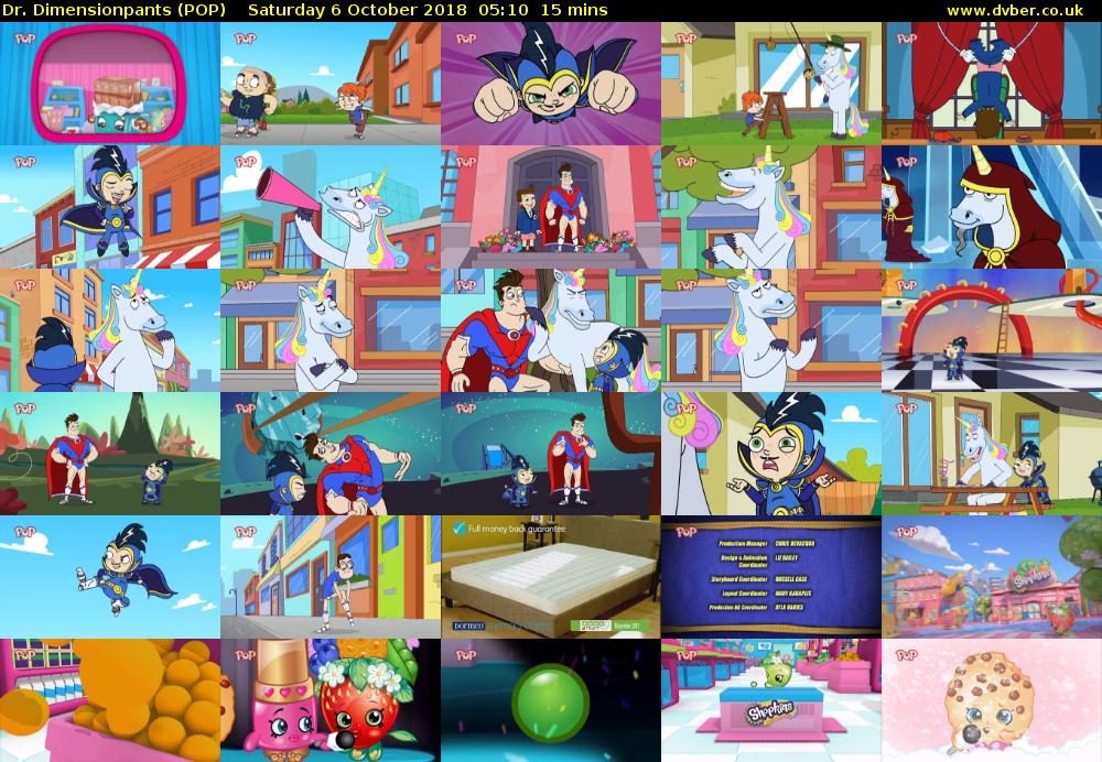 Dr. Dimensionpants (POP) Saturday 6 October 2018 05:10 - 05:25