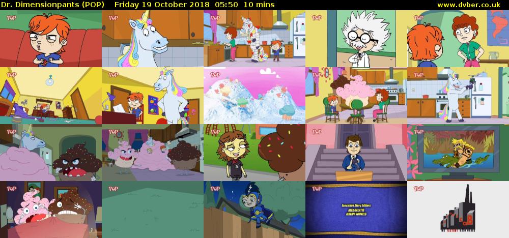 Dr. Dimensionpants (POP) Friday 19 October 2018 05:50 - 06:00