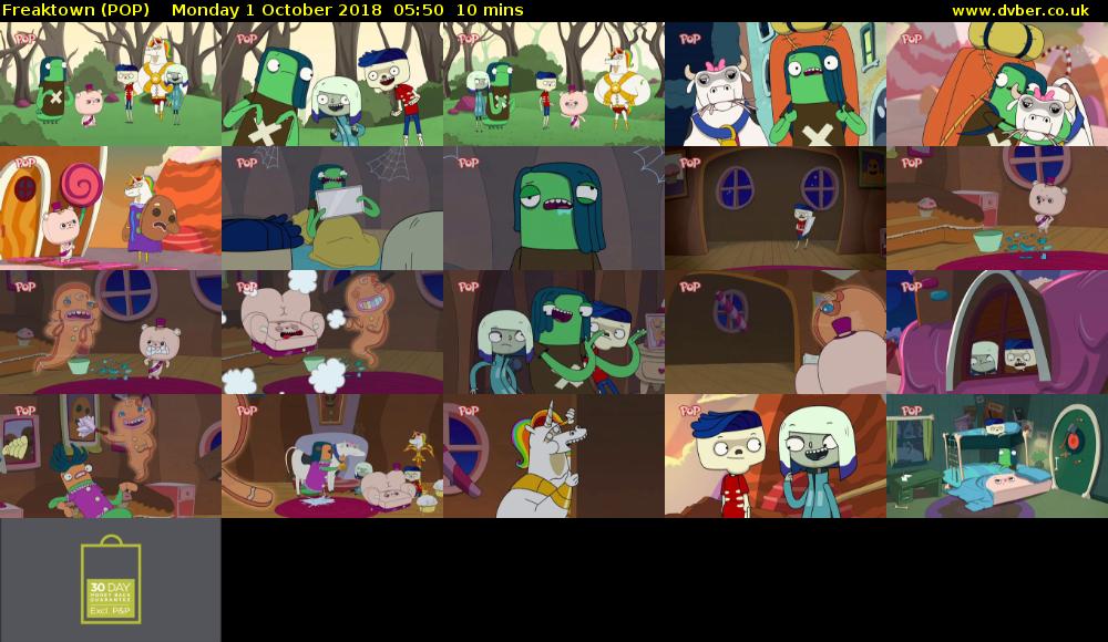 Freaktown (POP) Monday 1 October 2018 05:50 - 06:00