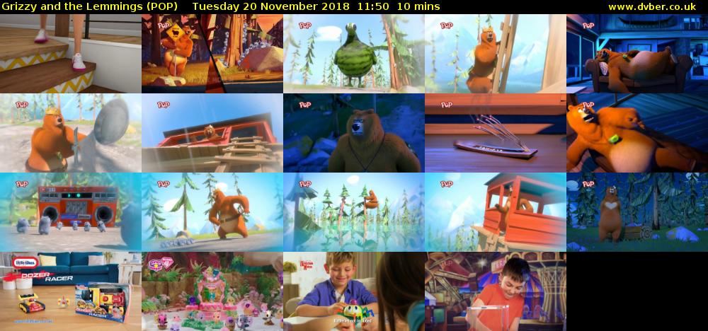 Grizzy and the Lemmings (POP) Tuesday 20 November 2018 11:50 - 12:00