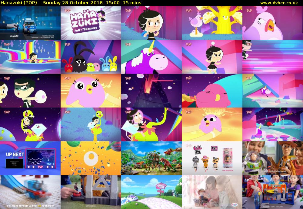 Hanazuki (POP) Sunday 28 October 2018 15:00 - 15:15