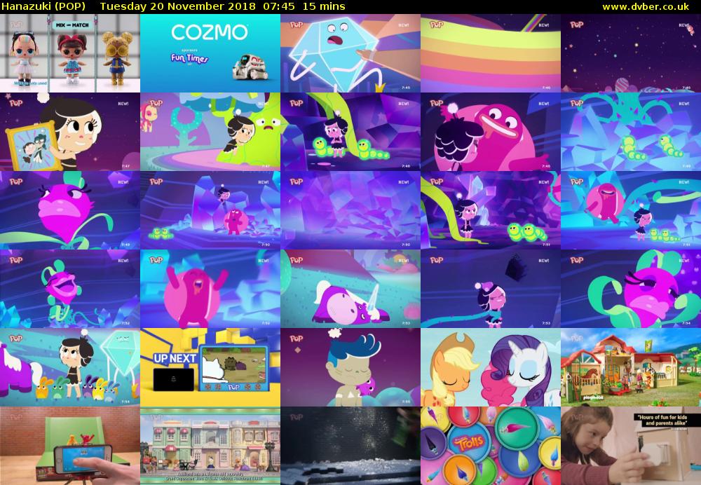 Hanazuki (POP) Tuesday 20 November 2018 07:45 - 08:00