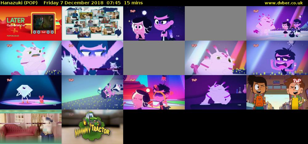 Hanazuki (POP) Friday 7 December 2018 07:45 - 08:00