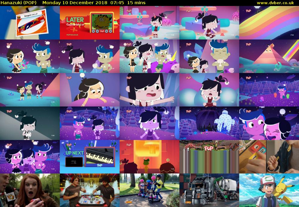 Hanazuki (POP) Monday 10 December 2018 07:45 - 08:00