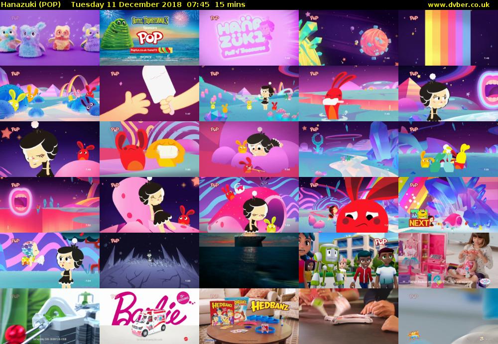 Hanazuki (POP) Tuesday 11 December 2018 07:45 - 08:00