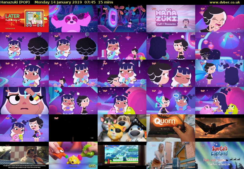 Hanazuki (POP) Monday 14 January 2019 07:45 - 08:00