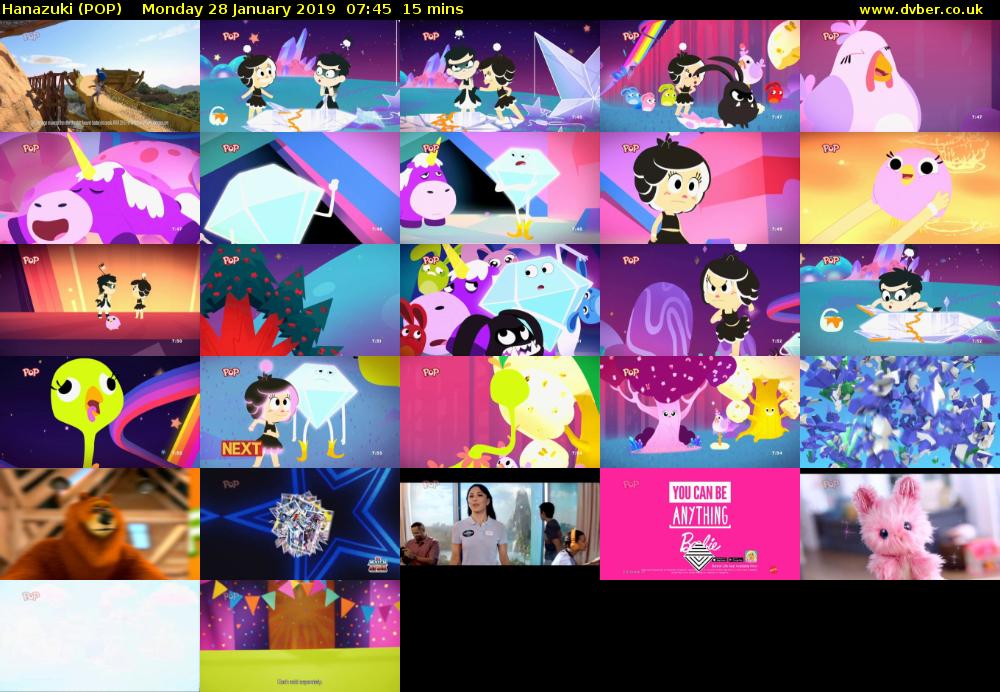 Hanazuki (POP) Monday 28 January 2019 07:45 - 08:00