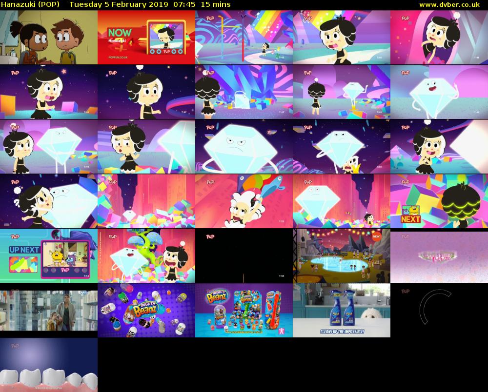 Hanazuki (POP) Tuesday 5 February 2019 07:45 - 08:00