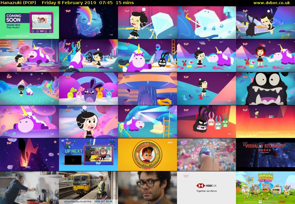 Hanazuki (POP) Friday 8 February 2019 07:45 - 08:00