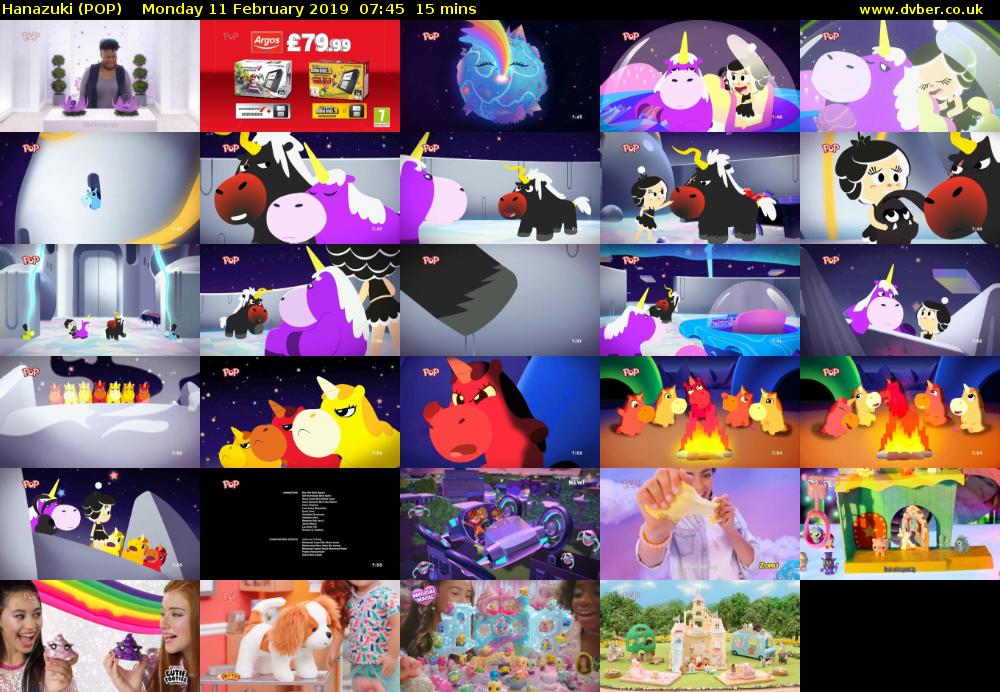 Hanazuki (POP) Monday 11 February 2019 07:45 - 08:00