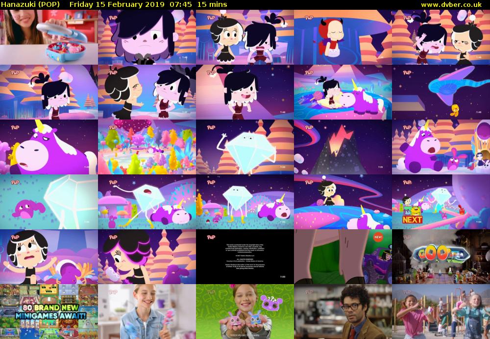 Hanazuki (POP) Friday 15 February 2019 07:45 - 08:00