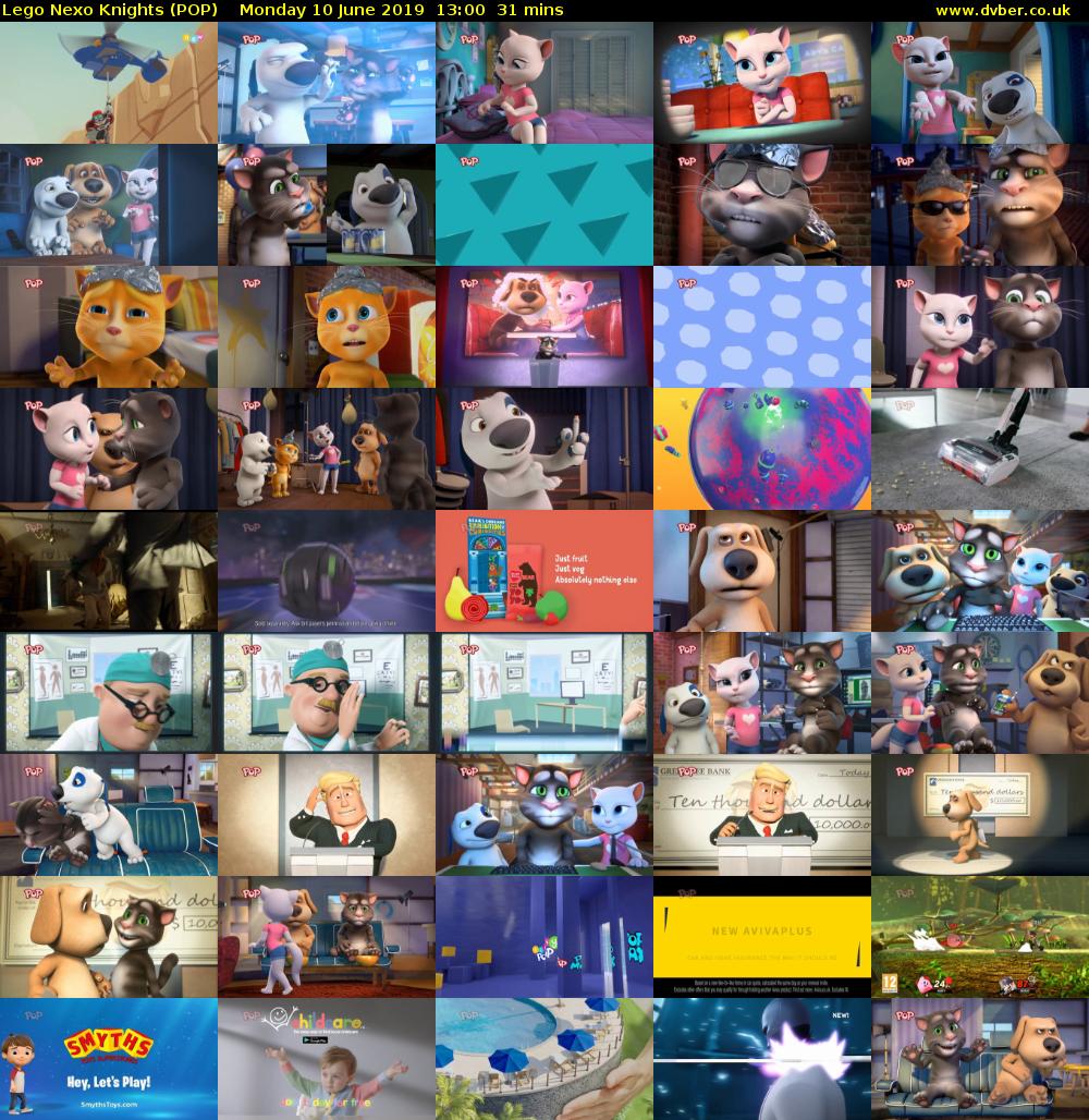 Lego Nexo Knights (POP) Monday 10 June 2019 13:00 - 13:31