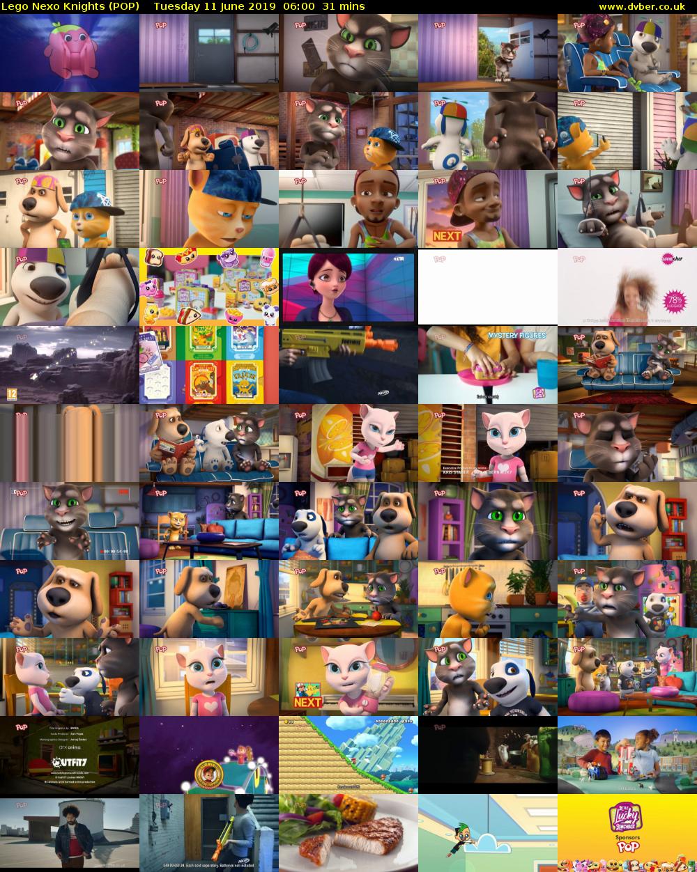 Lego Nexo Knights (POP) Tuesday 11 June 2019 06:00 - 06:31