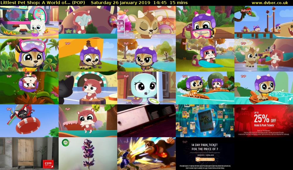 Littlest Pet Shop: A World of... (POP) Saturday 26 January 2019 14:45 - 15:00
