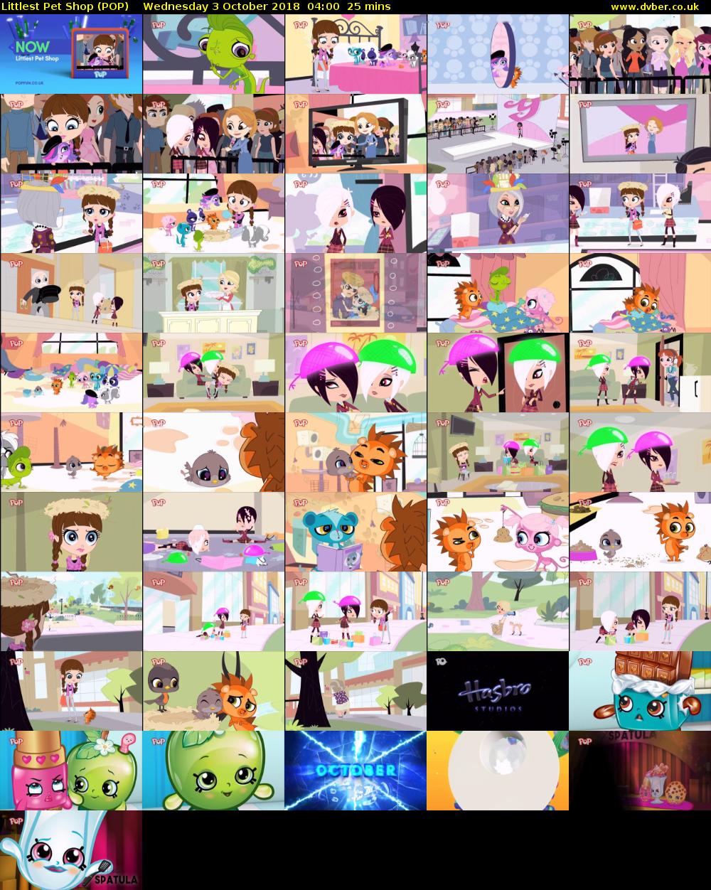 Littlest Pet Shop (POP) Wednesday 3 October 2018 04:00 - 04:25