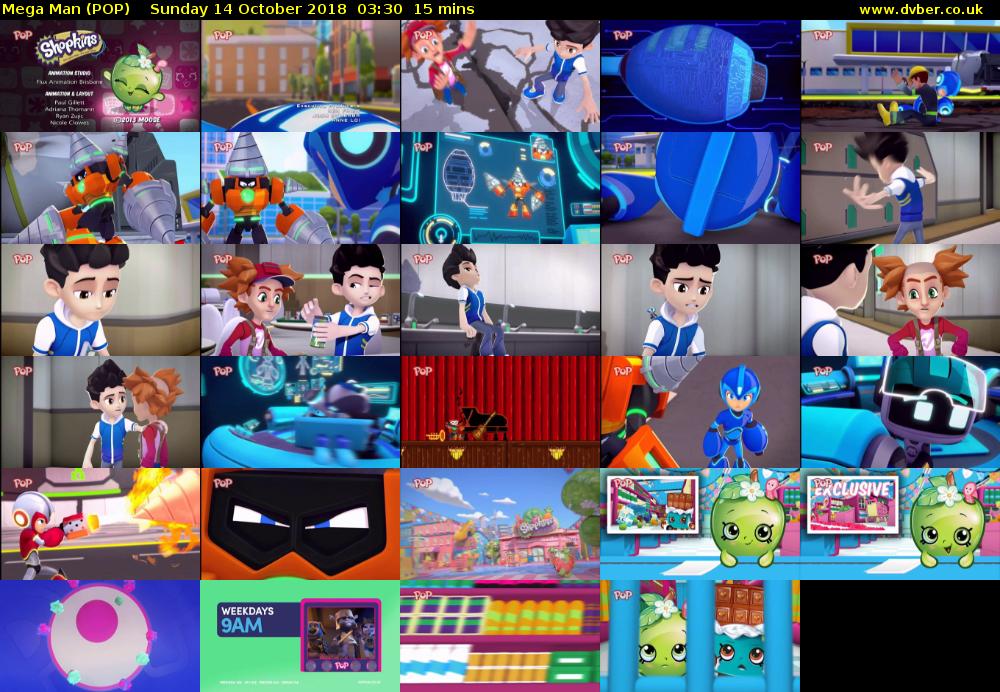 Mega Man (POP) Sunday 14 October 2018 03:30 - 03:45