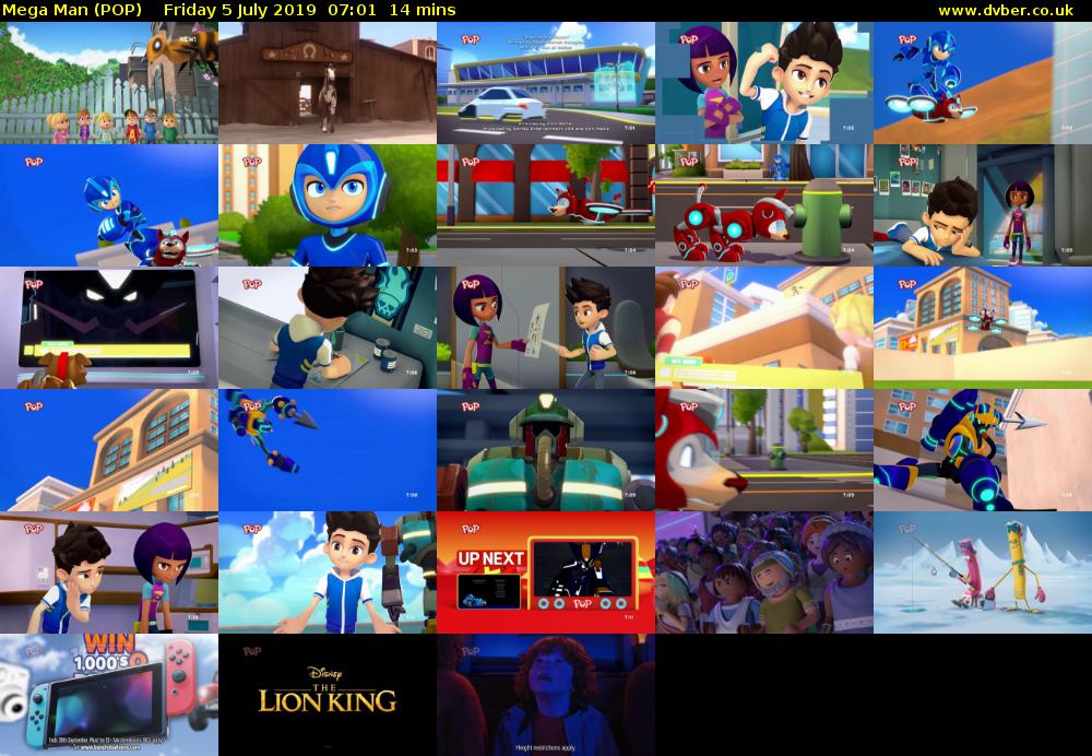 Mega Man (POP) Friday 5 July 2019 07:01 - 07:15