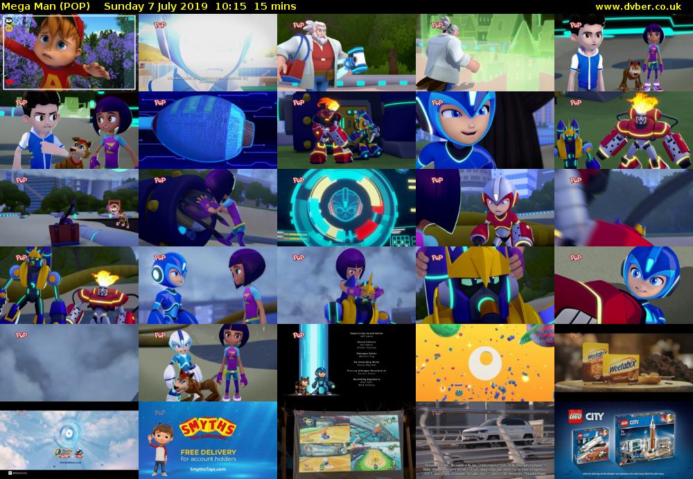 Mega Man (POP) Sunday 7 July 2019 10:15 - 10:30