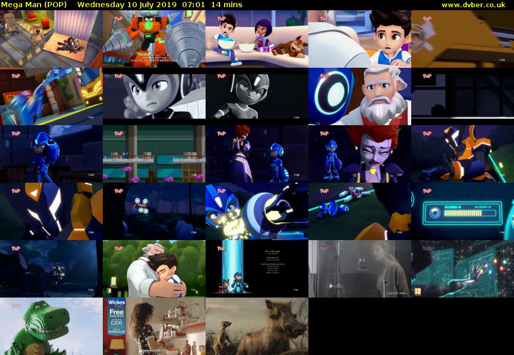 Mega Man (POP) Wednesday 10 July 2019 07:01 - 07:15