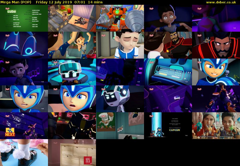 Mega Man (POP) Friday 12 July 2019 07:01 - 07:15