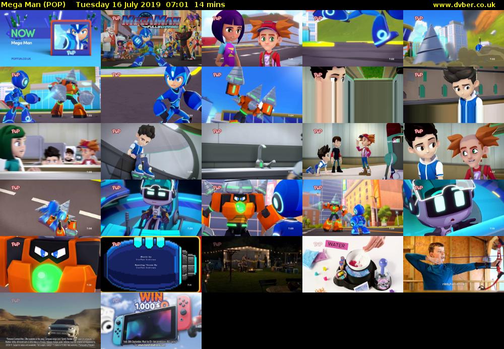 Mega Man (POP) Tuesday 16 July 2019 07:01 - 07:15