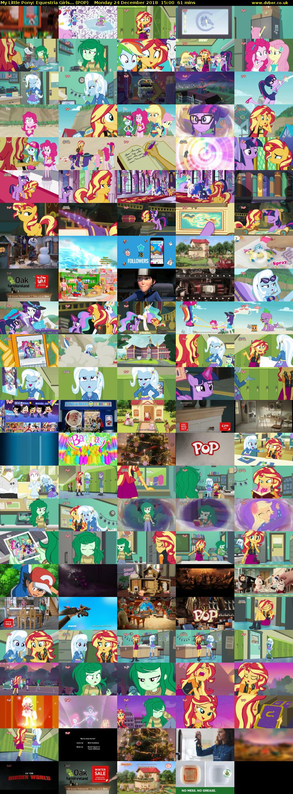 My Little Pony: Equestria Girls... (POP) Monday 24 December 2018 15:00 - 16:01