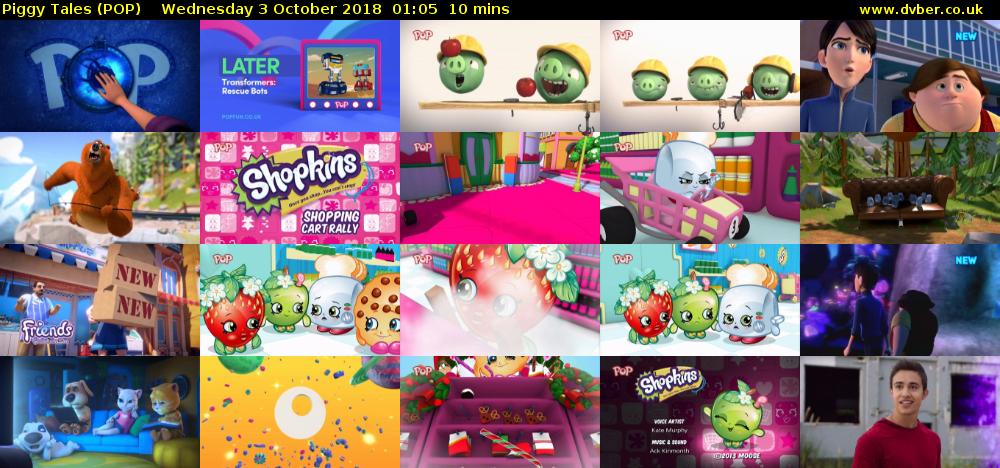 Piggy Tales (POP) Wednesday 3 October 2018 01:05 - 01:15