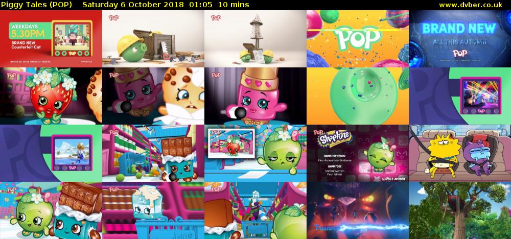 Piggy Tales (POP) Saturday 6 October 2018 01:05 - 01:15