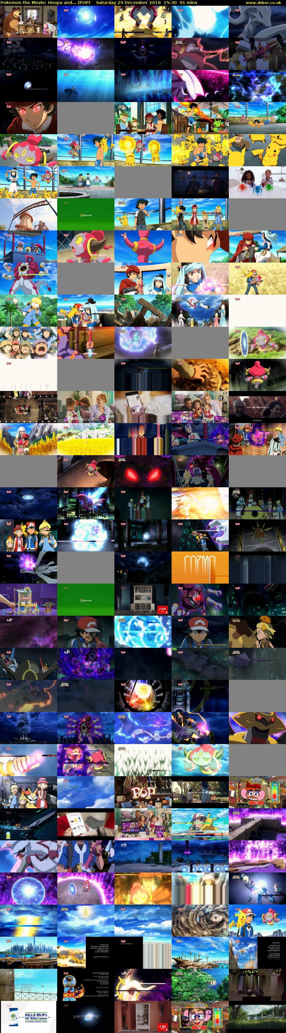 Pokemon the Movie: Hoopa and... (POP) Saturday 29 December 2018 15:30 - 17:01