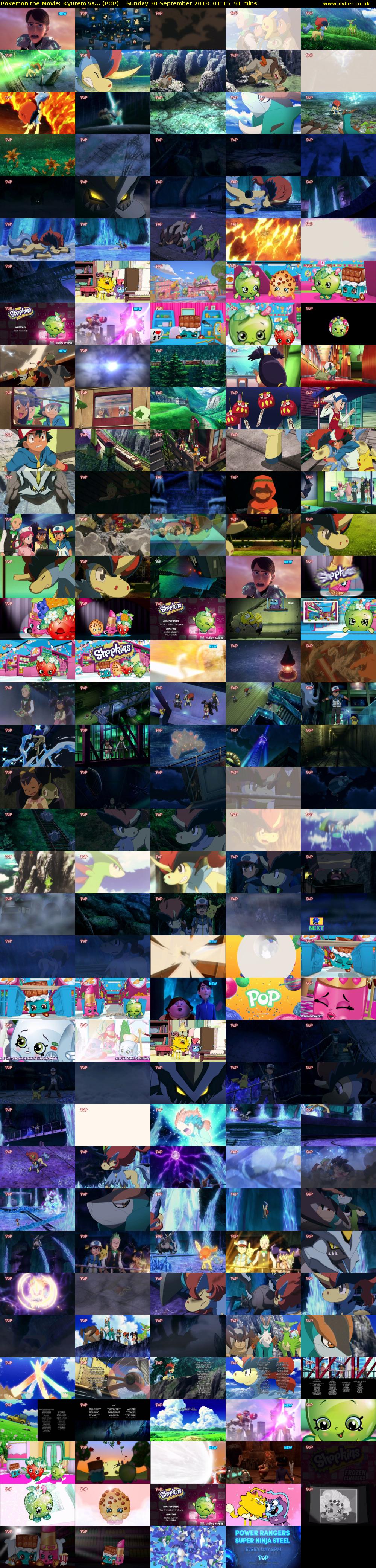 Pokemon the Movie: Kyurem vs... (POP) Sunday 30 September 2018 01:15 - 02:46