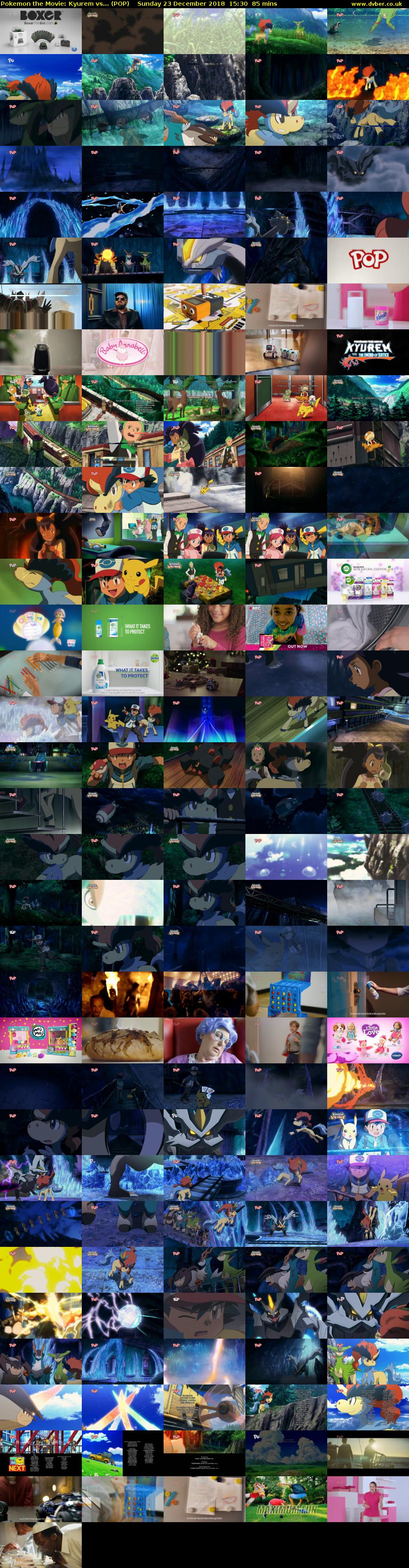 Pokemon the Movie: Kyurem vs... (POP) Sunday 23 December 2018 15:30 - 16:55