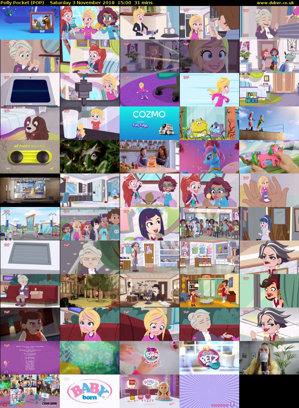 Polly Pocket (POP) Saturday 3 November 2018 15:00 - 15:31